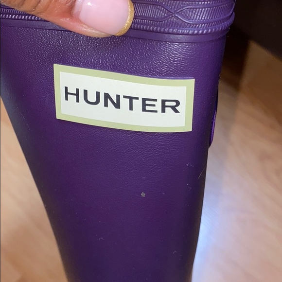 HUNTER FIELD BOOTS IN PURPLE - Picture 3 of 6